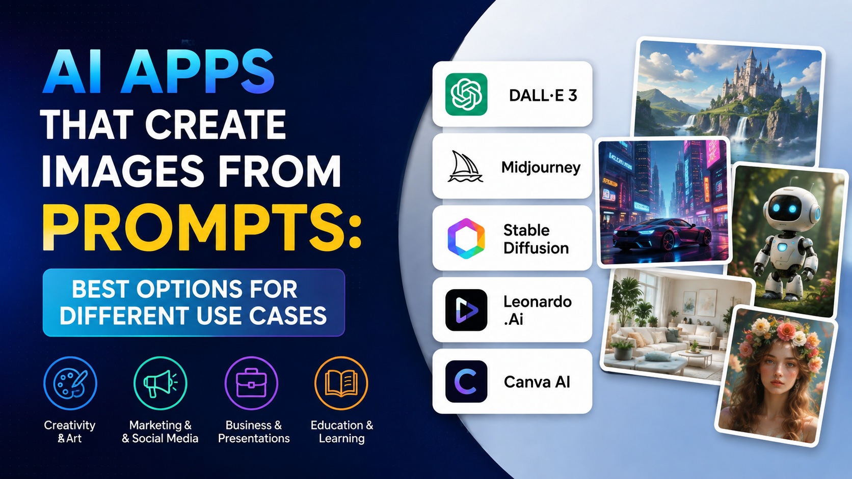 AI Apps That Create Images From Prompts: Best Options for Different Use Cases