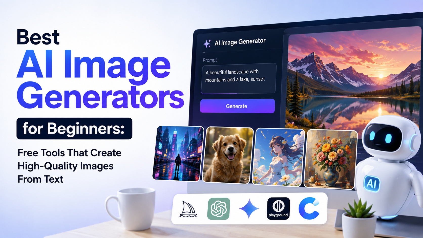 Best AI Image Generators for Beginners: Free Tools That Create High-Quality Images From Text