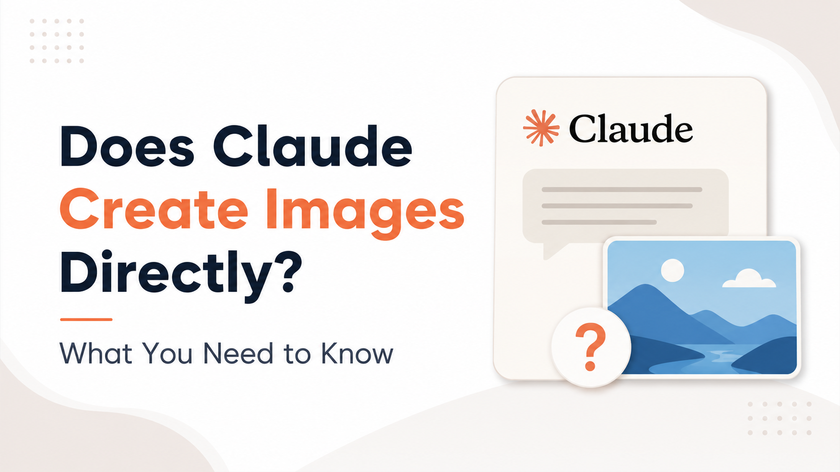 Does Claude Create Images Directly? What You Need to Know