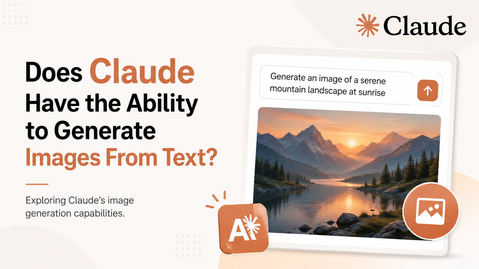 Does Claude Have the Ability to Generate Images From Text?