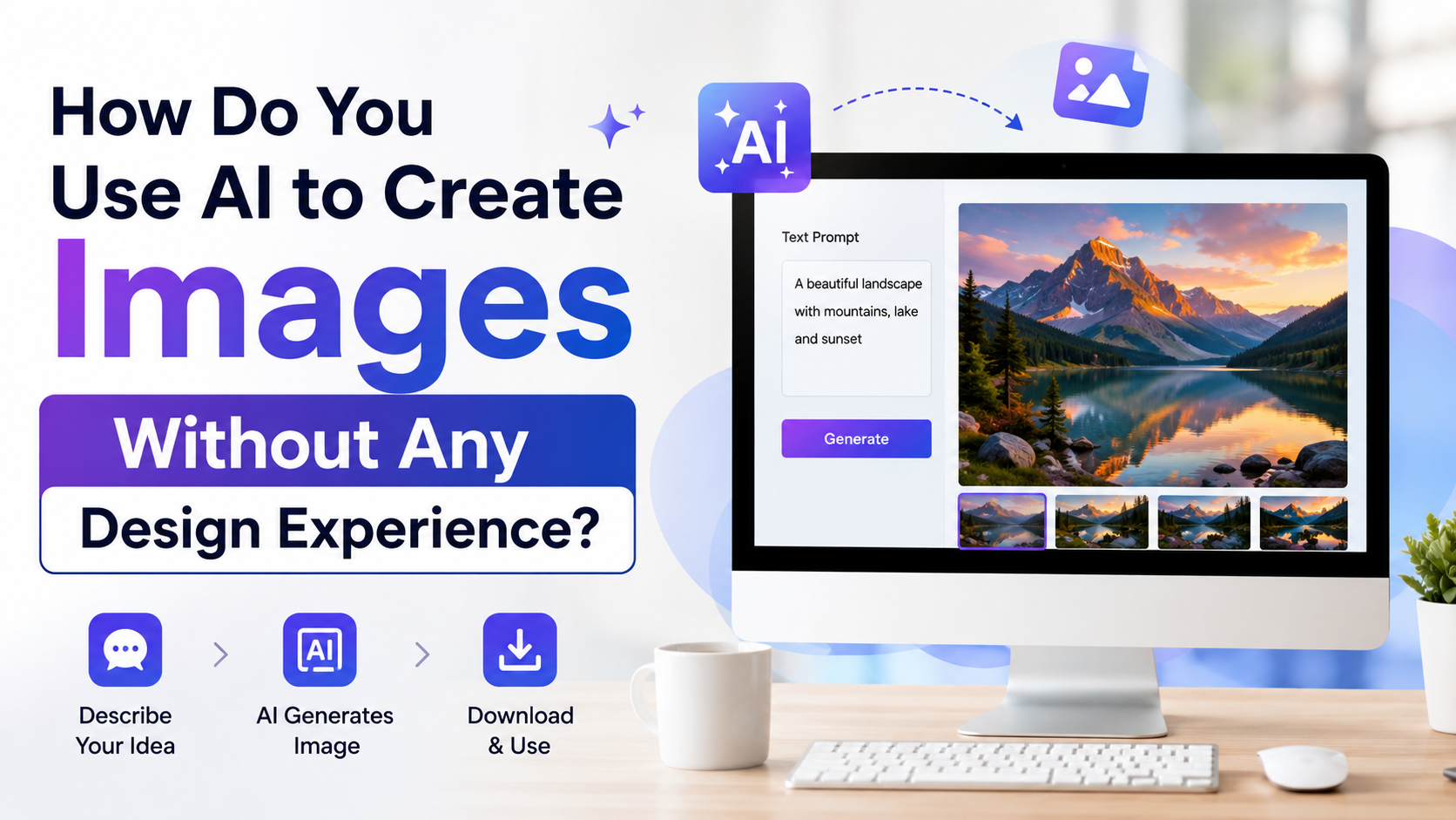 How Do You Use AI to Create Images Without Any Design Experience?