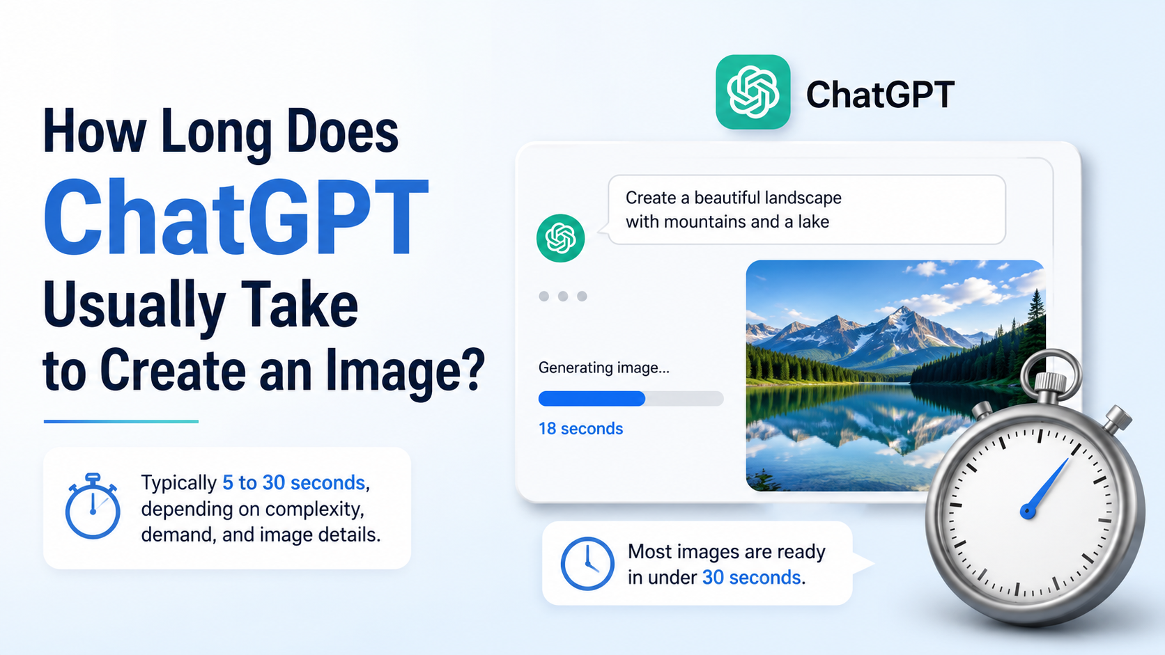 How Long Does ChatGPT Usually Take to Create an Image?