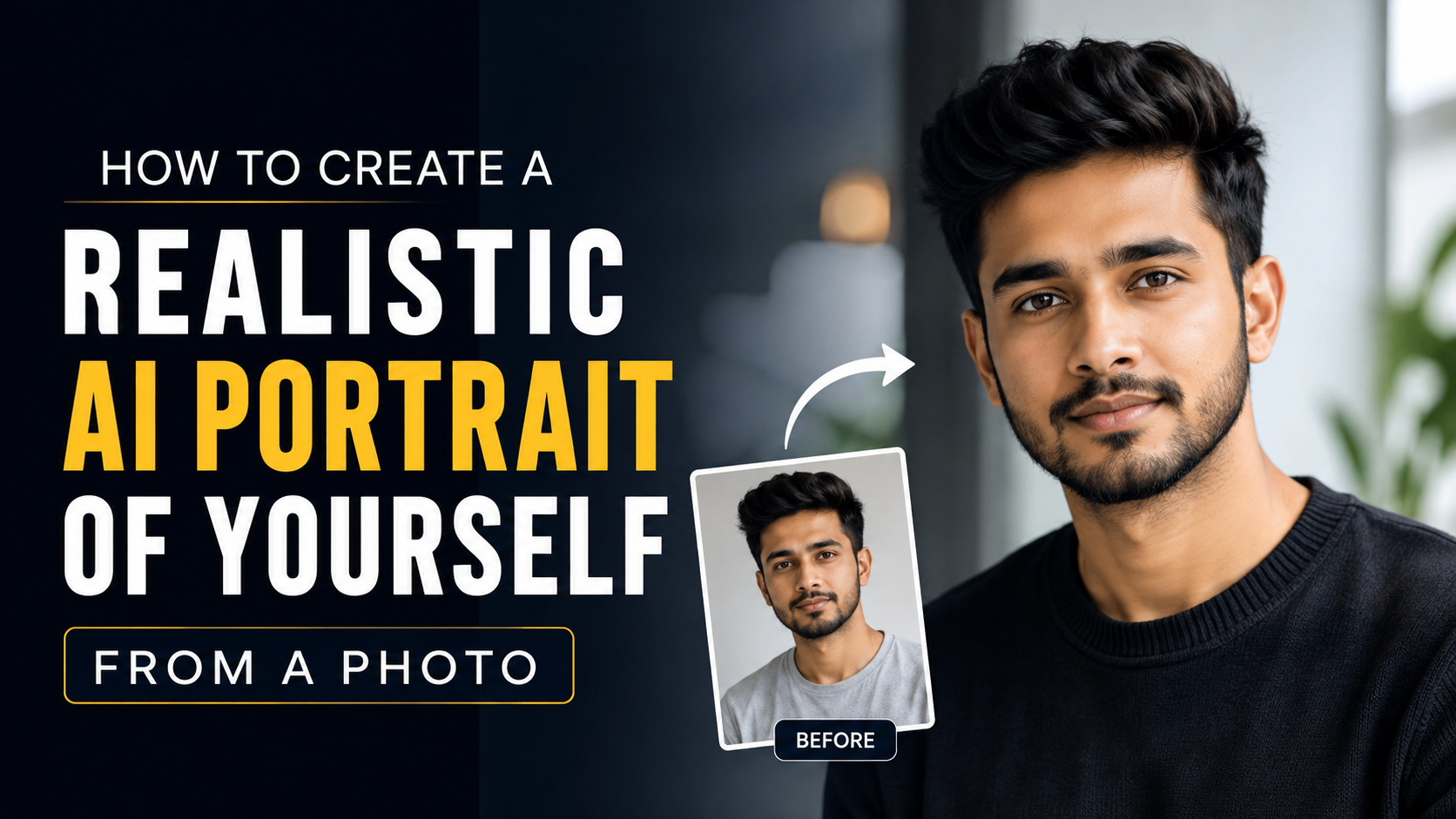 How to Create a Realistic AI Portrait of Yourself From a Photo