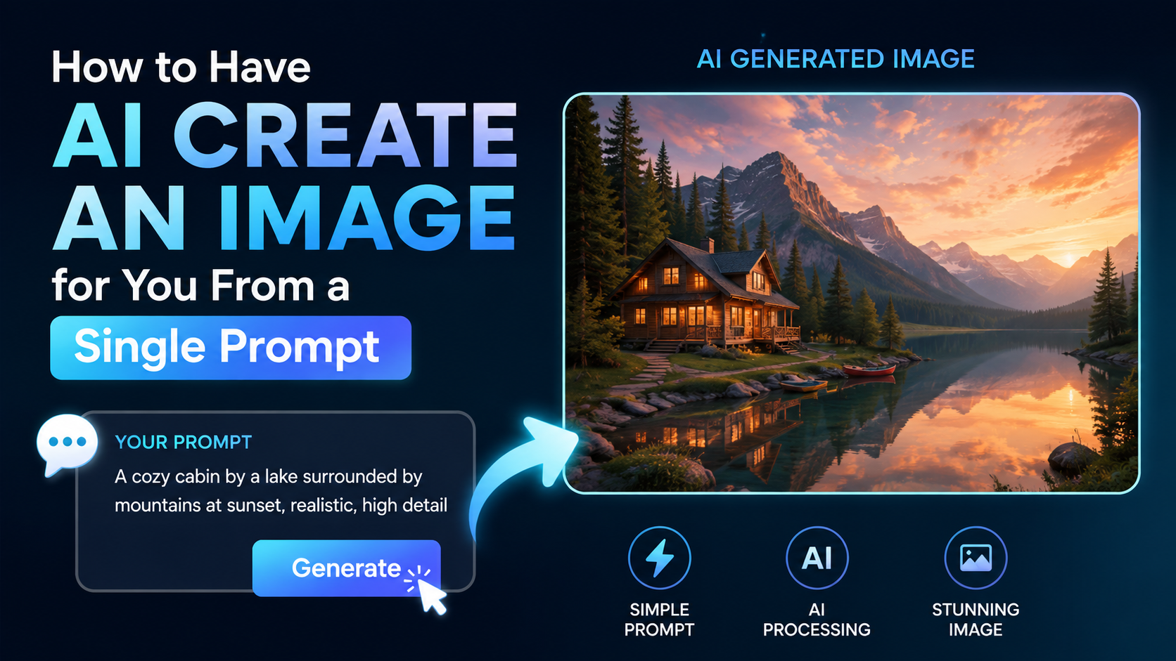 How to Have AI Create an Image for You From a Single Prompt