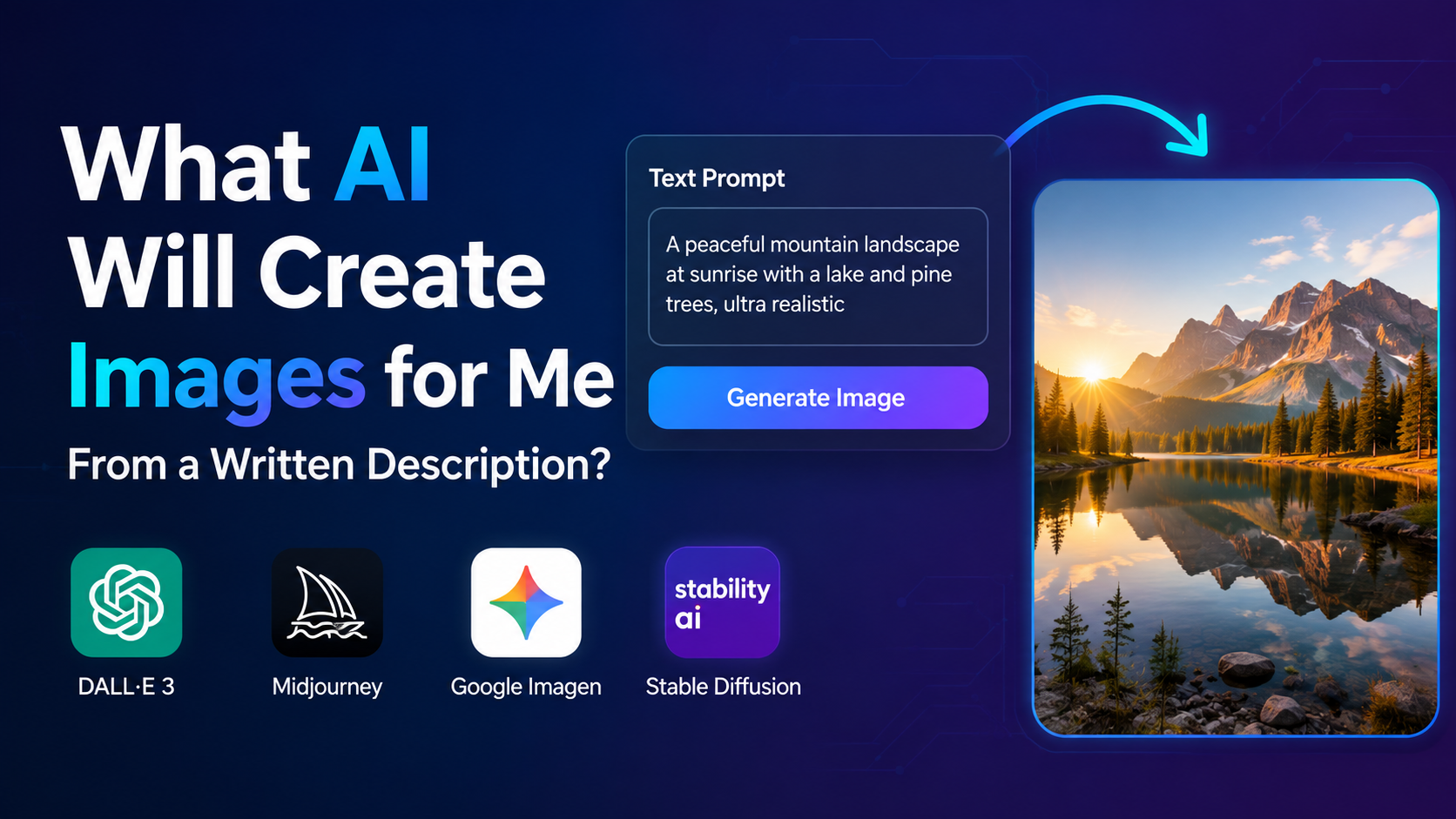 What AI Will Create Images for Me From a Written Description?
