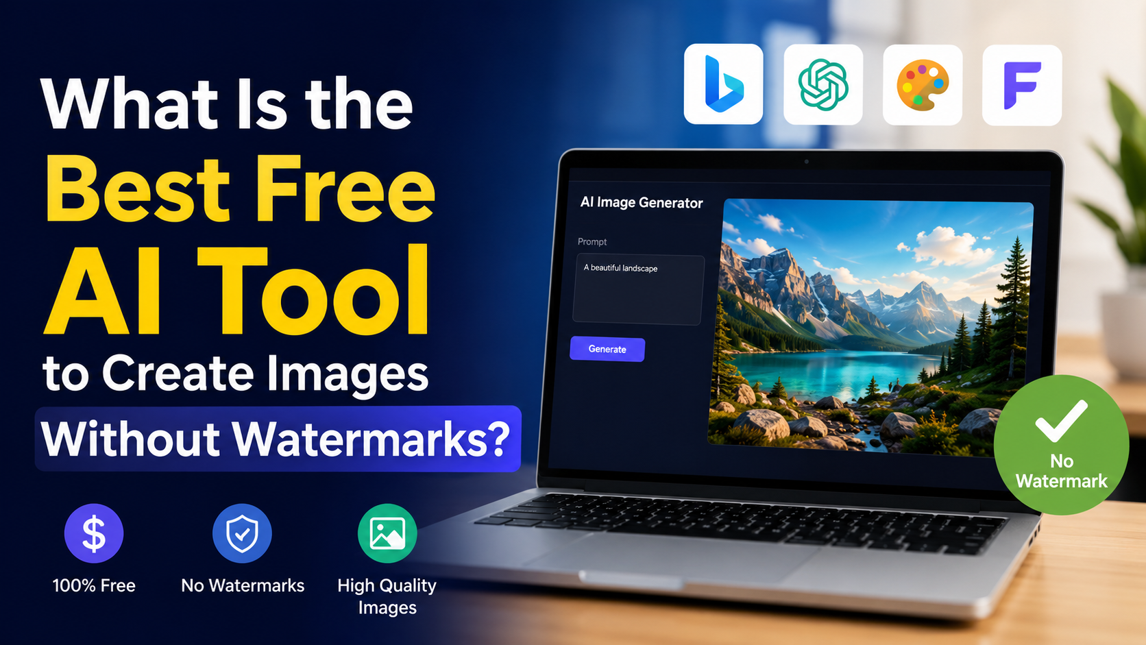 What Is the Best Free AI Tool to Create Images Without Watermarks?