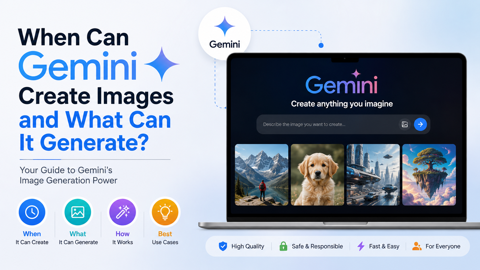When Can Gemini Create Images and What Can It Generate?