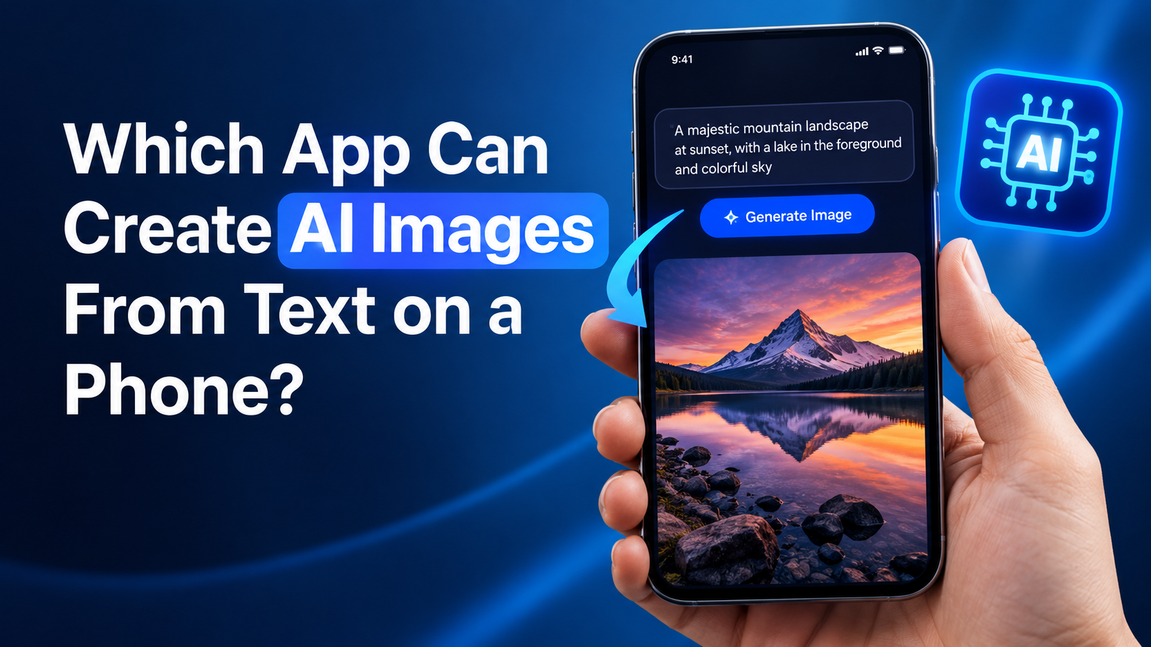 Which App Can Create AI Images From Text on a Phone?